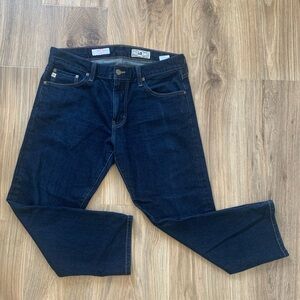 AG Adriano Goldschmied Showa Selvedge Jeans Mens 33x27 Tellis Redline Japan 12oz
